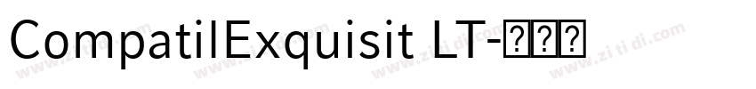 CompatilExquisit LT字体转换 CompatilExquisit LT字体转换
